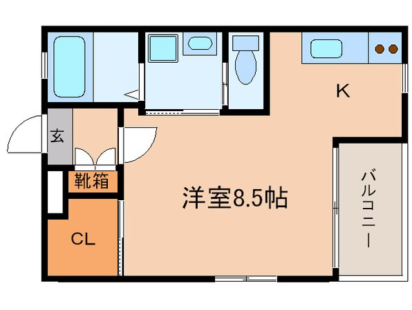 メゾンド銀乃杜２の物件間取画像